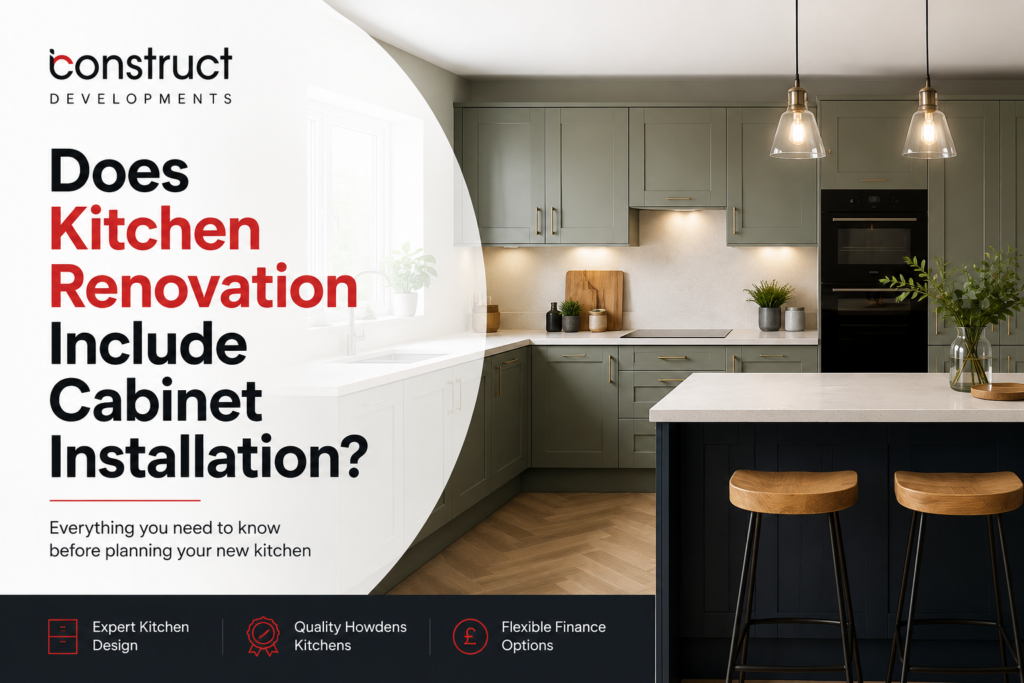 Does Kitchen Renovation Include Cabinet Installation?